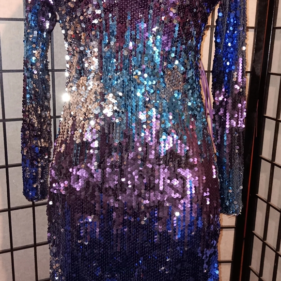 Ladies sequined dress size S - Picture 3 of 11